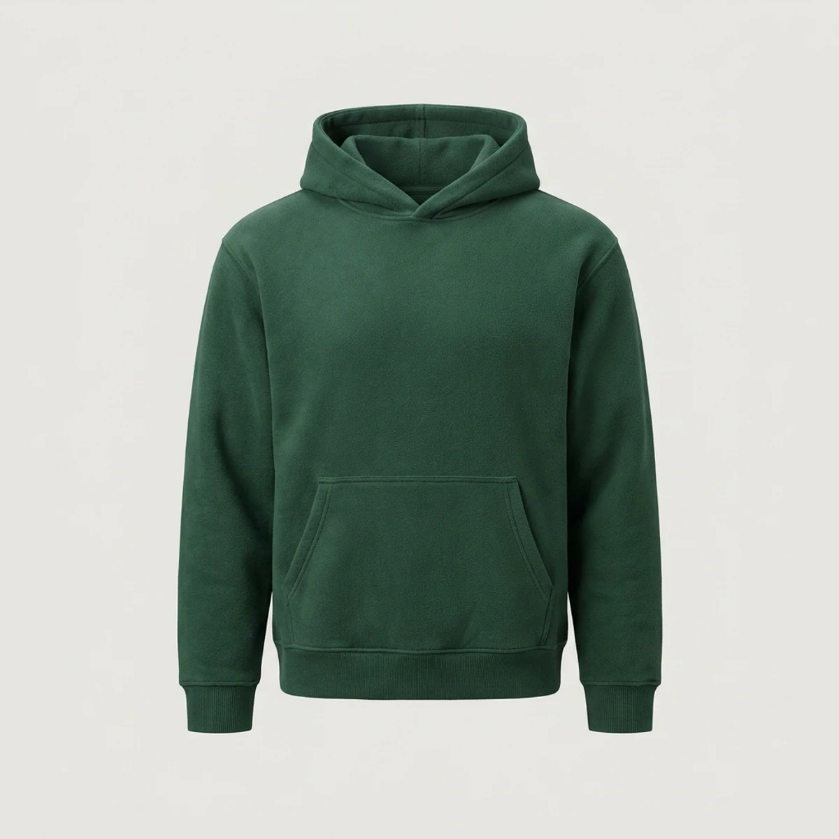 Hunter green pullover hoodie with kangaroo pocket for landscaping crews